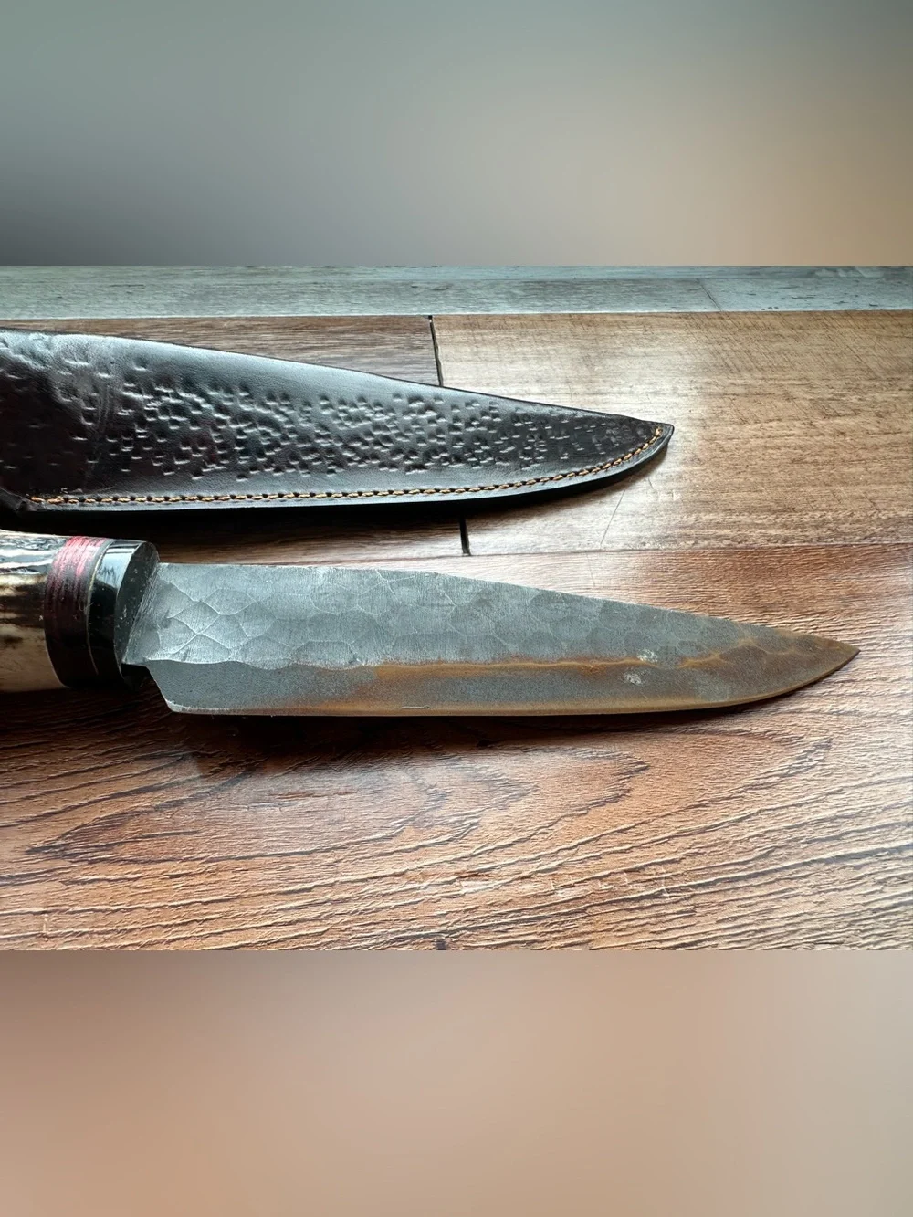 Handmade Stag Horn Handle Knife- 8 in